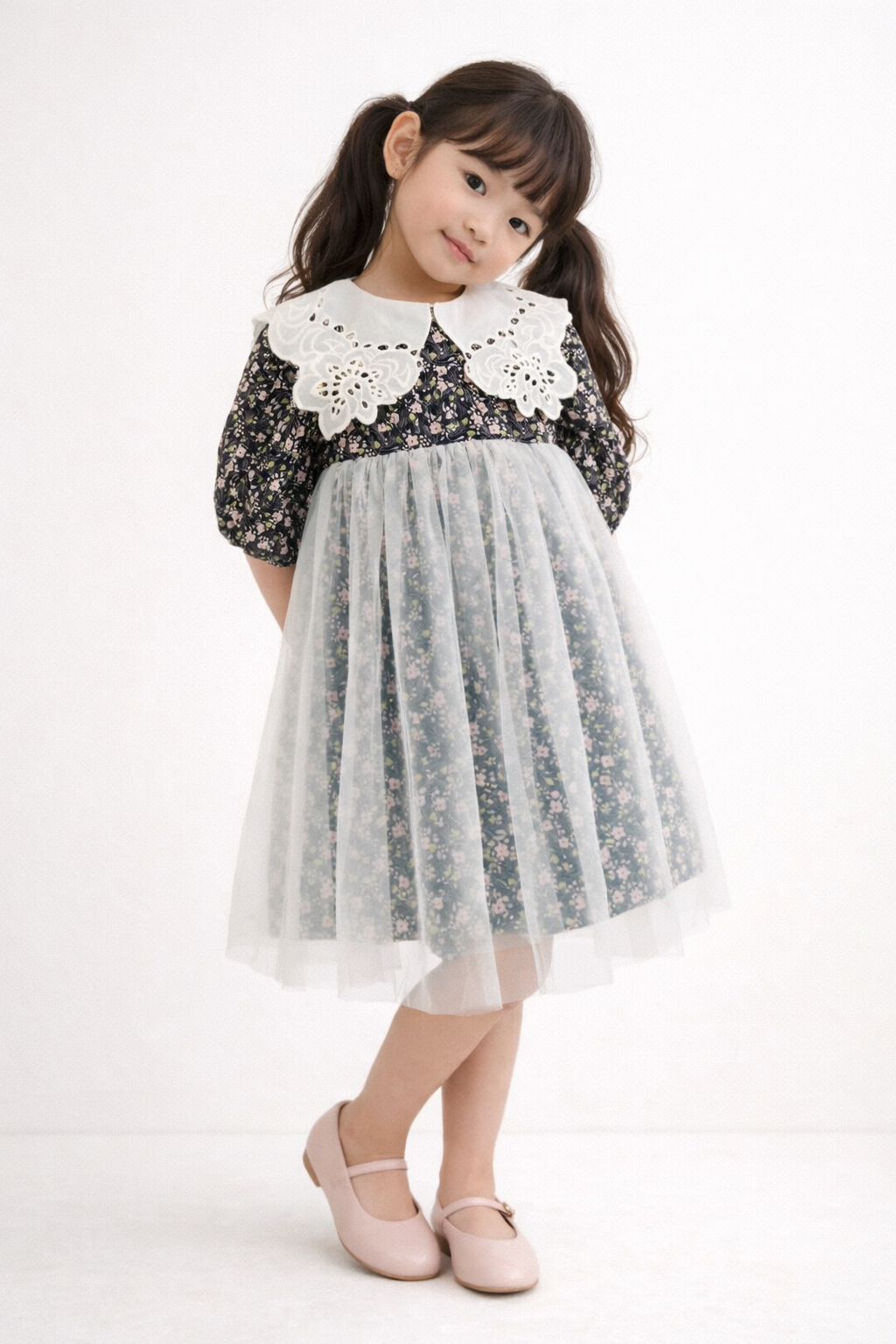 VESTIDO JARDIN DE MEDIANOCHE - VFN012