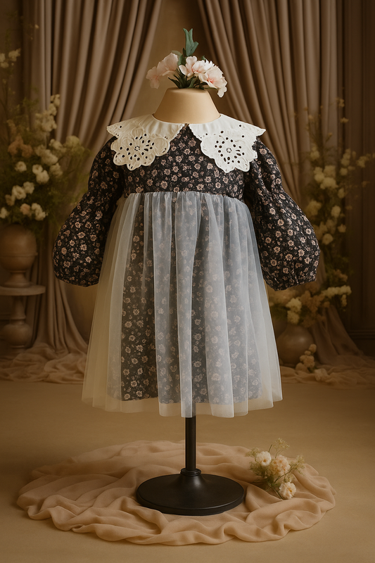 VESTIDO JARDIN DE MEDIANOCHE - VFN012