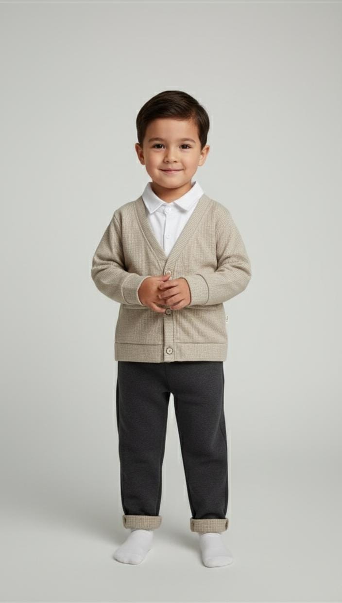 CONJUNTO THIAGO BEIGE - CJTB002